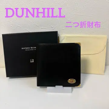 새상품급 던힐 접이식 지갑 블랙 박스 포함 수납 가방 포함 남성용