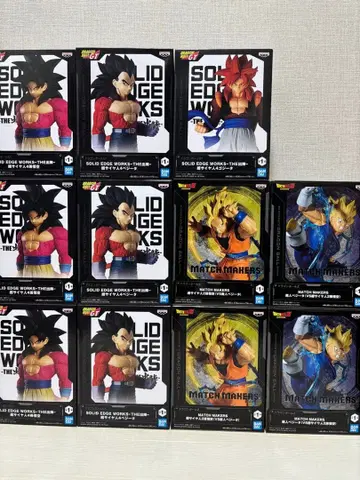 드래곤볼 Z GT 피규어 묶음 판매 손오공 베지터 오지터