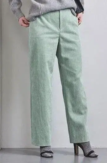 UNITED ARROWS UWSC 코듀로이 하이웨스트 팬츠