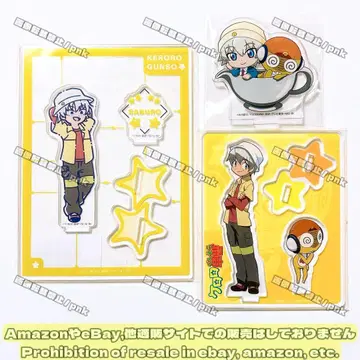 개구리 중사 케로로 쿠루루 사부로 아크릴 스탠드 3세트