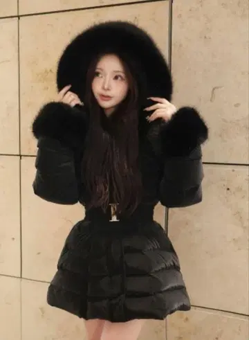 다리치 레이디 미디 다운 코트 S 사이즈