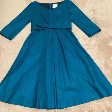 시빌라 원피스 블루그린