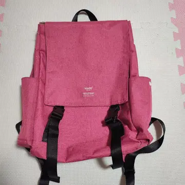 anello 핑크 플랩식 백팩
