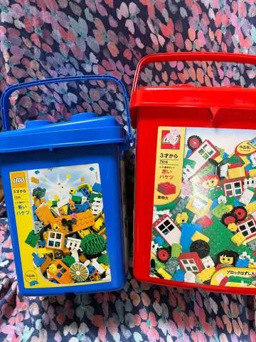 레고 빨간색 바케스 파란색 바케스 기타 레어 7616 7335 크리스마스