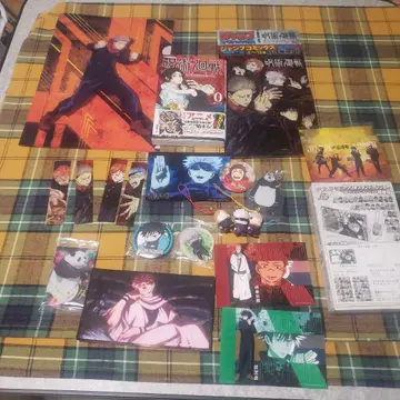 주술회전 캐릭터 굿즈 세트