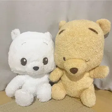 디즈니 Disney 곰돌이 푸 봉제 인형 2개 세트