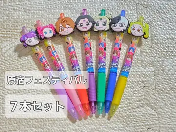 하라주쿠 페스티벌 시나코 리얼 피스 타케파라 7종 세트 볼펜