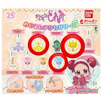 오쟈마녀 도레미 메지루시 액세서리 5 3종 세트
