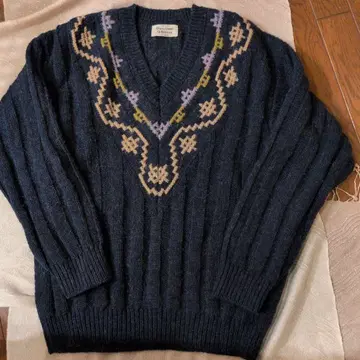 남성용 United Colors of Benetton V넥 스웨터