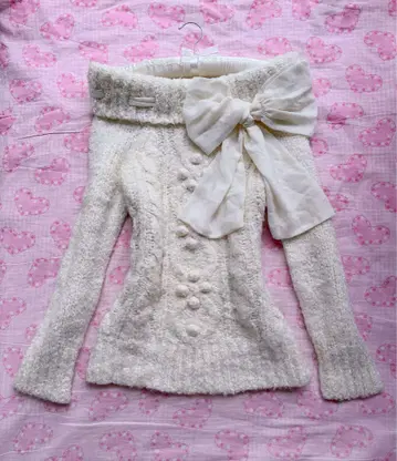 LIZ LISA y2k coquette 00s 레이스업 리본 BIG 리본