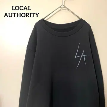 LOCAL AUTHORITY LA 슬래시 맨투맨 L