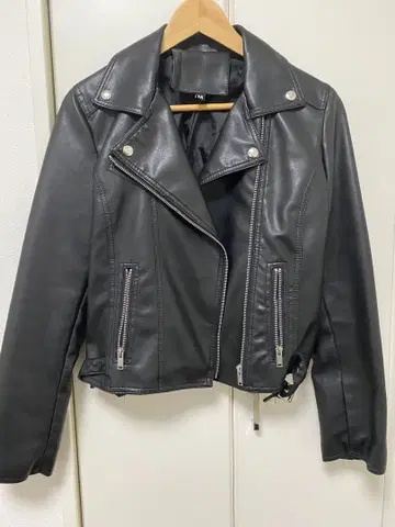 블랙 라이더 자켓 지퍼 업 PU 가죽 모토 자켓