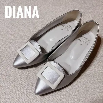 새상품급 DIANA 우천 겸용 올웨더 플랫 펌프스 23cm