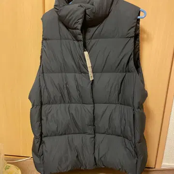 미사용 유니클로 파우더 소프트 다운 베스트 3XL 블랙 여성용