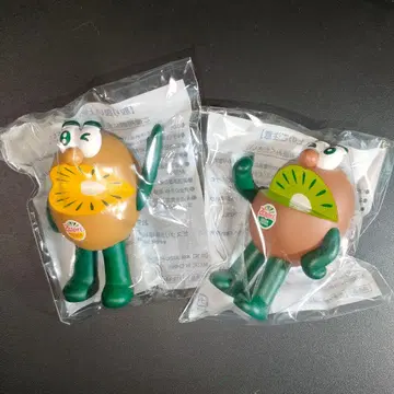 제스프리 키위 브라더스 2025 피규어 2체 세트 골드 그린