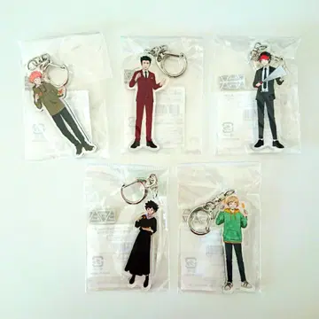 [ 미개봉 새상품 ] 월드 트리거 통천각 아크릴 키링 5개 세트 이코마대