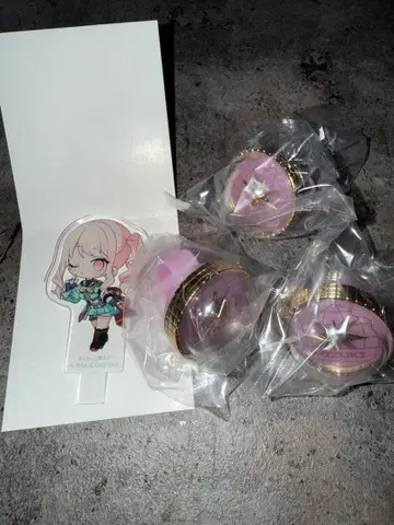 프로세카 세카라이 아키야마 미즈키 반지 라이트 미니 캐릭터 아크릴 클립