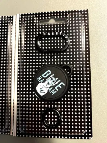블루햄햄 casetify AirTag 케이스 PEACE