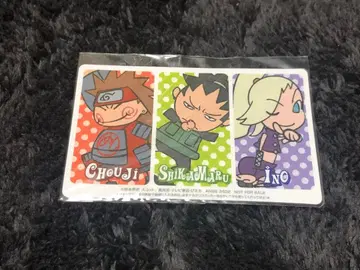 NARUTO 질풍전 나뭇잎의 궤적 DVD 특전 나루데코 스티커 카드 타입