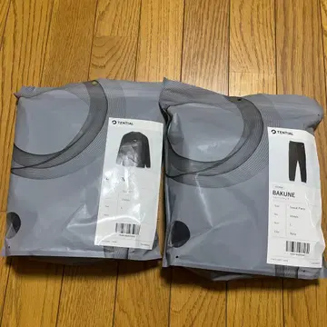 TENTIAL BAKUNE 리커버리 웨어 L 사이즈 네이비