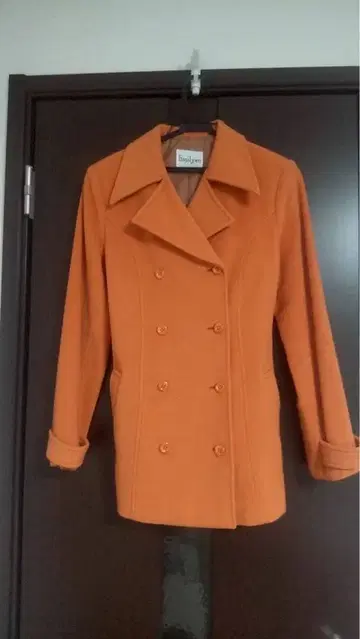 오렌지 더블 브레스트 자켓