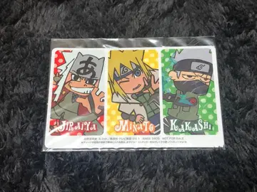 NARUTO 질풍전 나뭇잎의 궤적 DVD 특전 나루데코 스티커 카드 타입