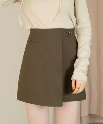 hinari 랩 디자인 미니 치마바지