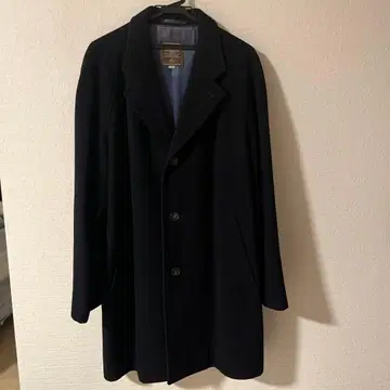 네이비 스텐카라 코트