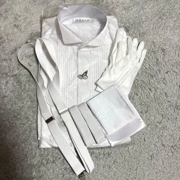 결혼식 신랑 셔츠, 커프스, 장갑 등 7종 세트