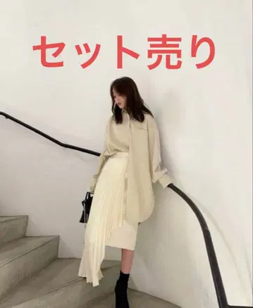 르쉘블루 셔츠 스커트 세트 나구모 후우카