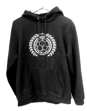 BALR. 블랙 후드 부착 후드티