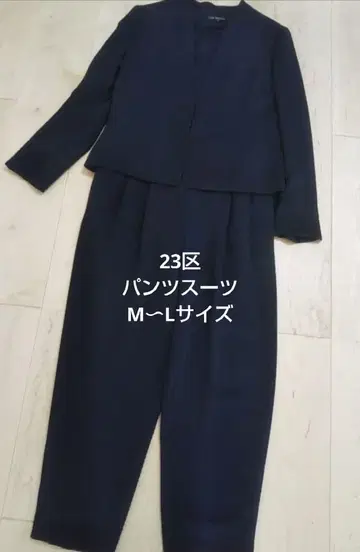 새상품급 23구 자켓, 팬츠, 블라우스 3세트 다크 네이비 M~L 사이즈