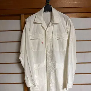 AUTO-BI 화이트 오버롤 작업복 3L