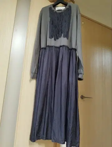 dahl'ia 그레이 네이비 원피스