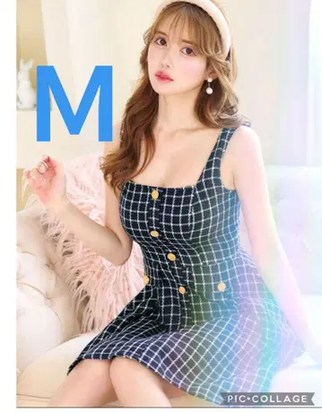 JEWELS 체크 드레스 M