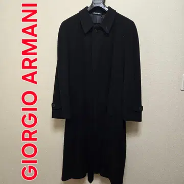 Giorgio Armani 블랙 스텐카라 코트