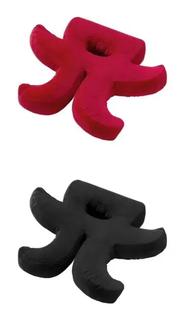 하마사키 아유미 A 로고 쿠션 블랙 레드 26주년 한정판 굿즈