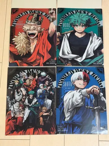 최강 점프 나의 히어로 아카데미아 클리어 파일 4장 세트