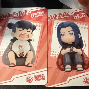 라오샤오헤이 전기 피규어 나탁 무한 2점 세트