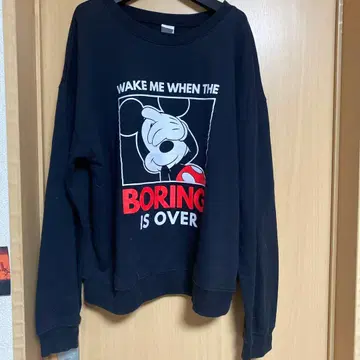 디즈니 미키 맨투맨 구제 의류 구매