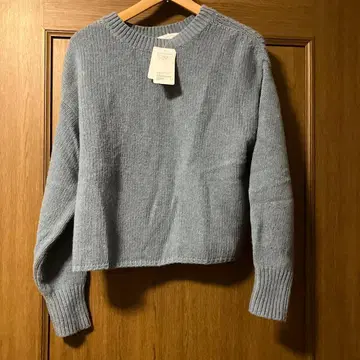 미사용 새상품! 그린 라벨 릴랙싱 터콰이즈 블루 크루넥 스웨터