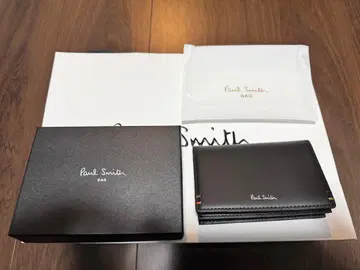 폴 스미스 명함지갑 블랙 가죽