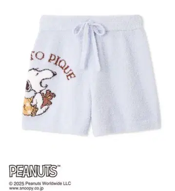 젤라또피케 스누피 PEANUTS 오리지널 아트 자카드 숏팬츠