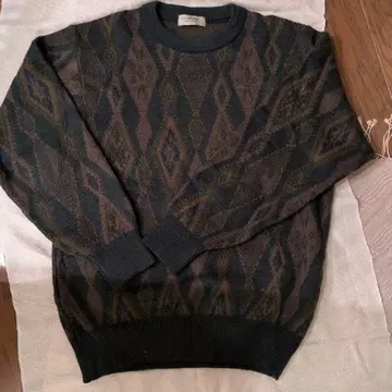 LINDENBERG 다이아몬드 패턴 니트 스웨터