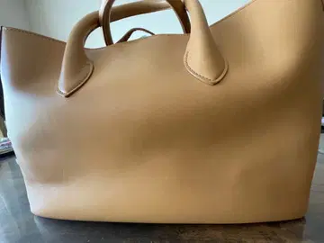 OBST 옵스트 가죽 토트백 베이지 대용량