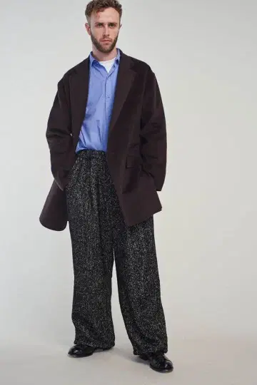 niceness coco 트위드 와이드 팬츠