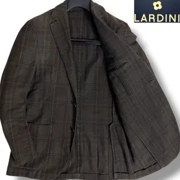 J5200 고품질 라르디니 체크 무늬 테일러드 자켓 그레이 계열 46