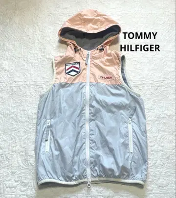 TOMMY HILFIGER 후드 부착 베스트 골프 타미힐피거