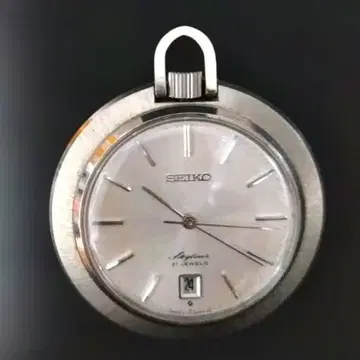 세이코 스카이 라이너 회중시계 수동 와인딩 작동품 새상품급