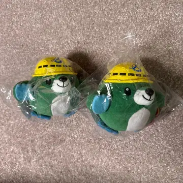 한신 고속 오리지널 굿즈 두더지 코지군 봉제 인형 유루캬라 2개